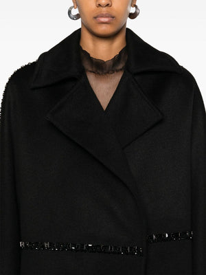 MAX MARA Wool Jacket with Crystal Embellishment - FW24 Collection