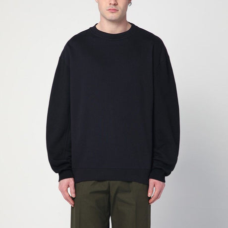 DRIES VAN NOTEN Men's Zip Detail Crew Neck Sweatshirt