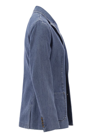 POLO RALPH LAUREN Double-Breasted Denim Blazer for Women