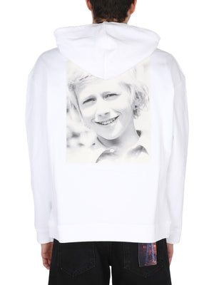 RAF SIMONS Classic Hoodie with Drawstring for Men