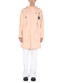 RAF SIMONS Women's Mini Parka Jacket with Logo Patch