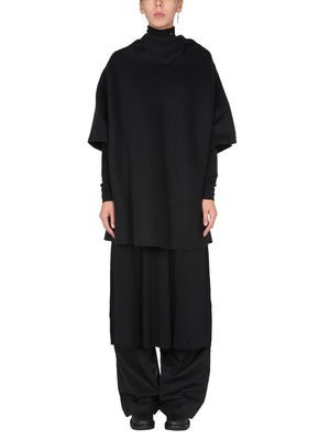 RAF SIMONS Draped Neck Wool Blend Dress - FW21 Edition