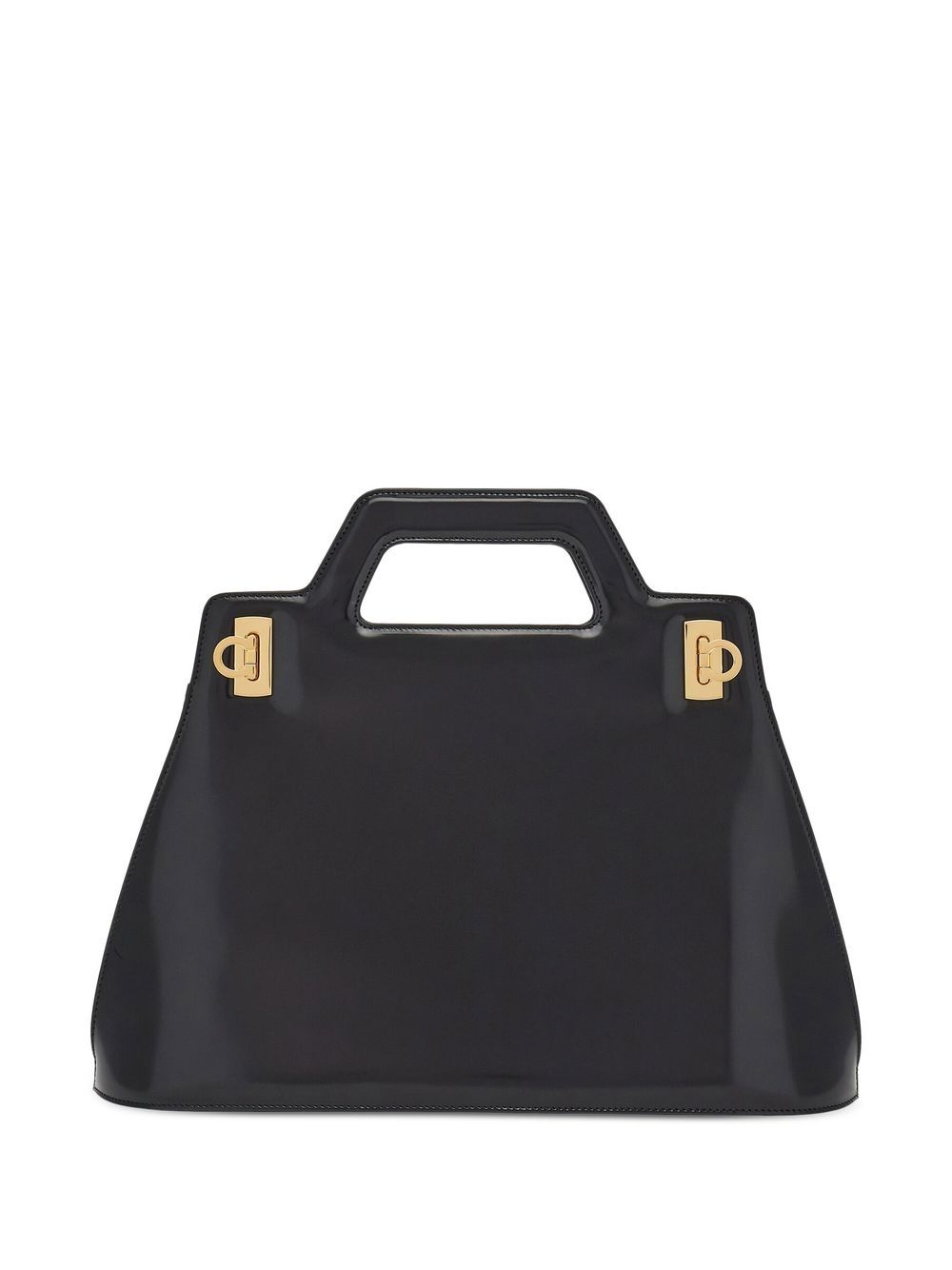 FERRAGAMO Wanda Leather Tote Handbag - FW23 Collection