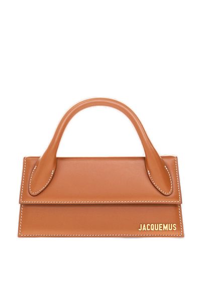 JACQUEMUS Mini Chiquito Long Handbag with Golden Logo