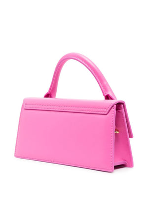 JACQUEMUS Long Handbag with Foldover Top and Magnetic Closure