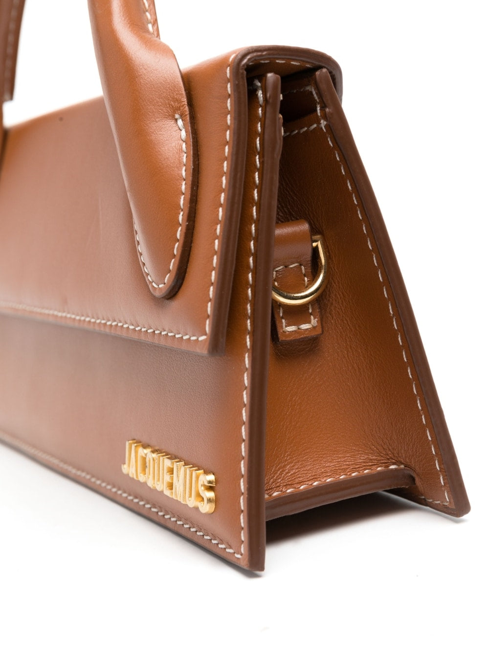 JACQUEMUS Long Handbag with Foldover Top and Magnetic Closure