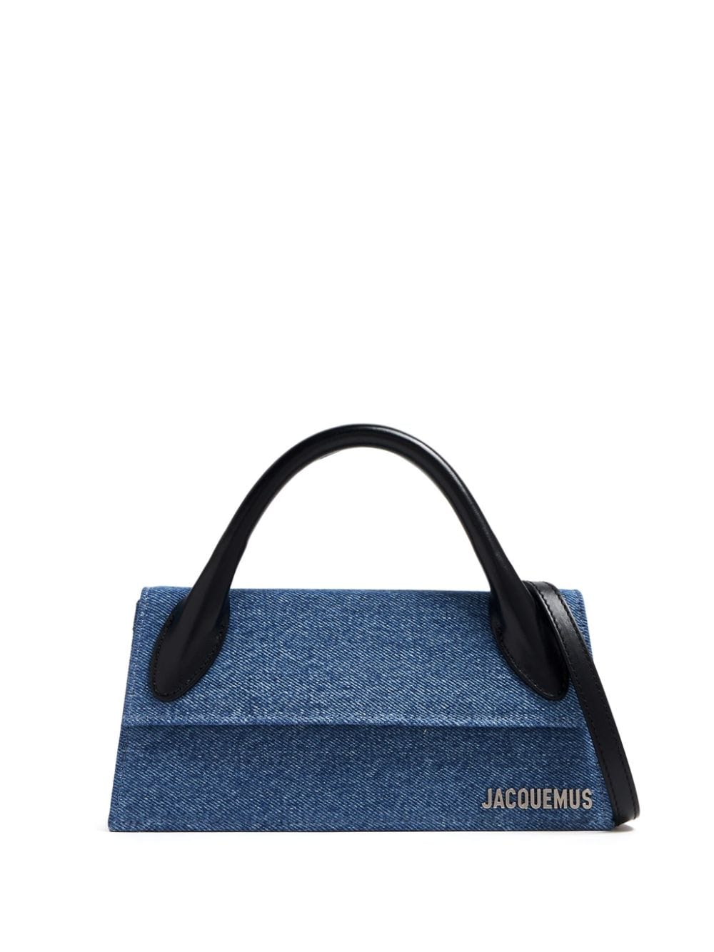 JACQUEMUS Long Handbag with Foldover Top and Magnetic Closure