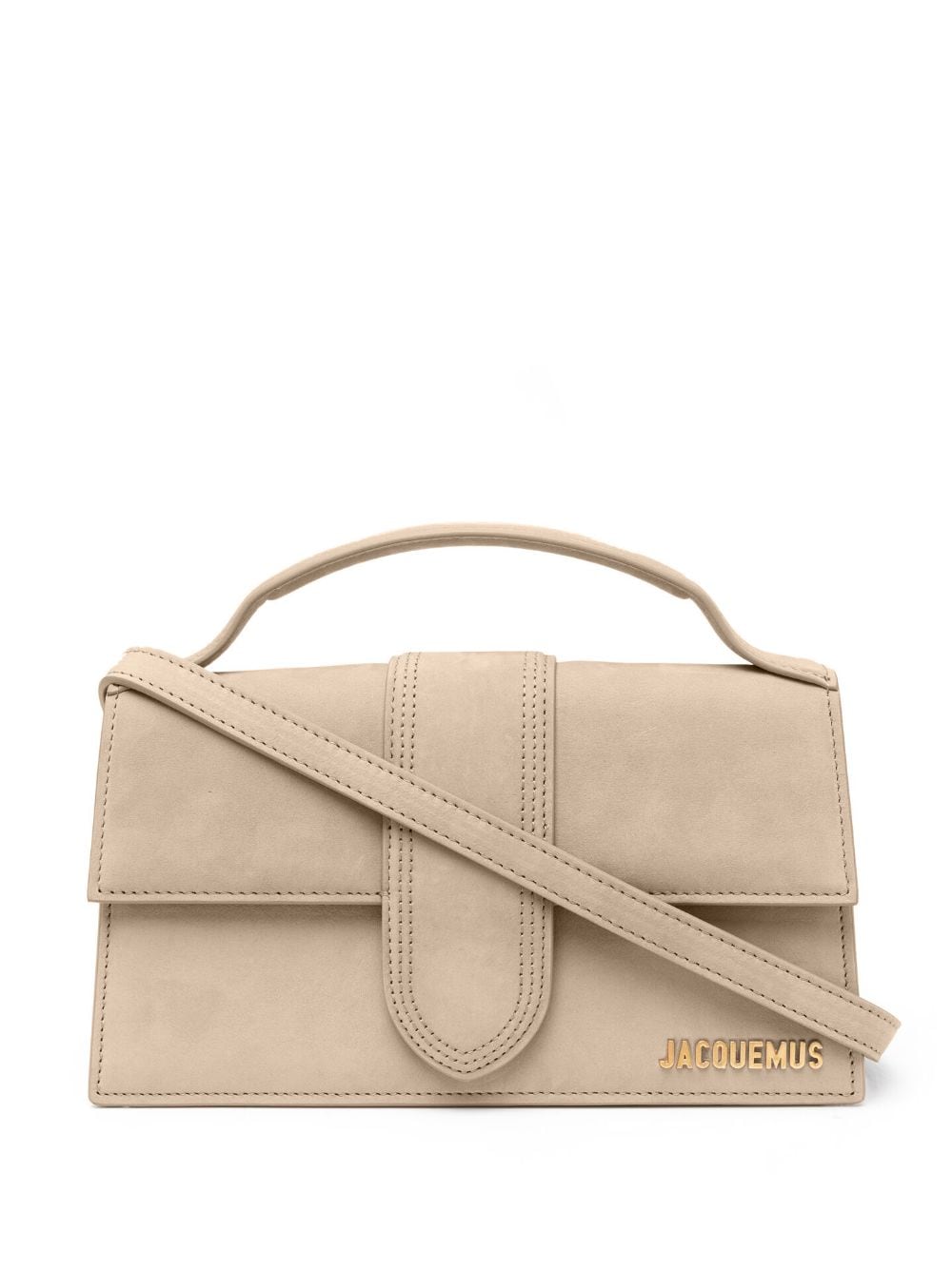 JACQUEMUS Mini Leather Handbag with Gold-Tone Accents