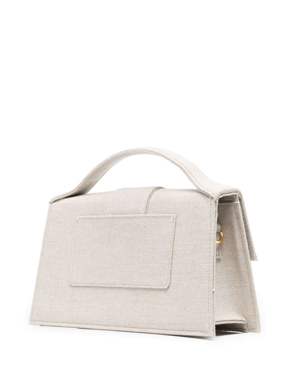 JACQUEMUS Mini Leather Handbag with Gold-Tone Accents