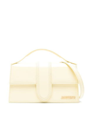 JACQUEMUS Mini Leather Handbag with Gold-Tone Accents