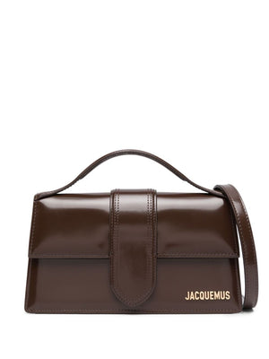 JACQUEMUS Mini Leather Handbag with Gold-Tone Accents