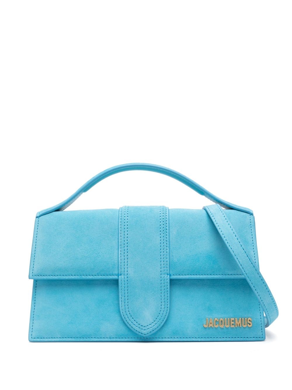 JACQUEMUS Mini Leather Handbag with Gold-Tone Accents