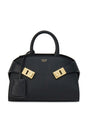 Ferragamo Mini Leather Handbag with Gold-Tone Hardware