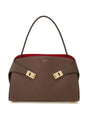 Ferragamo Two-Tone Hug Soft Medium Shoulder Handbag