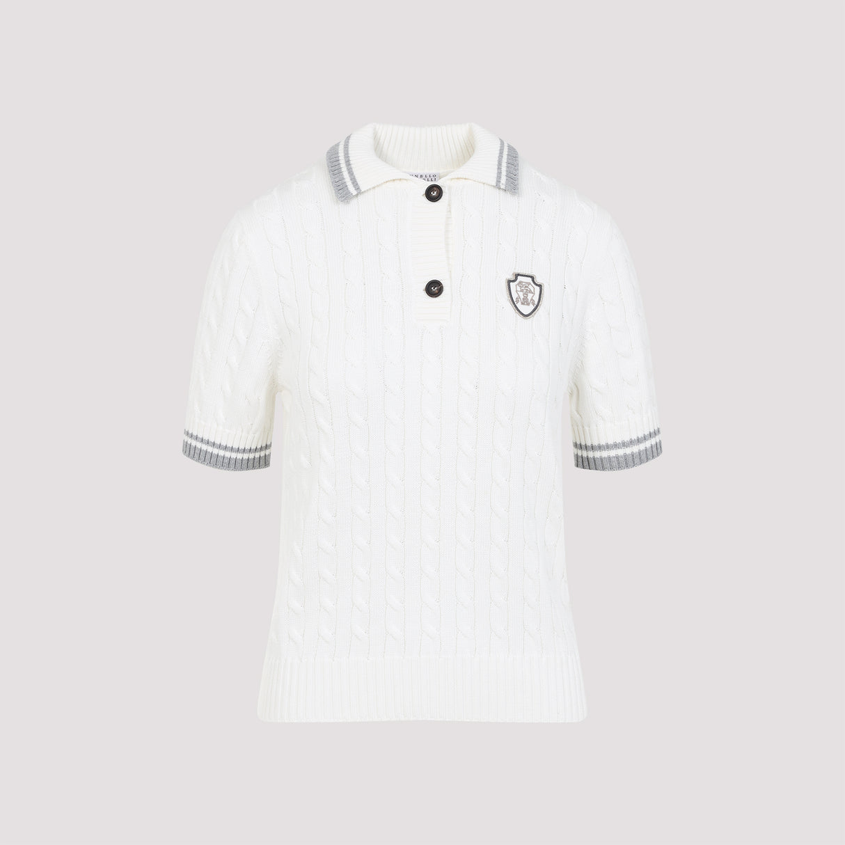 BRUNELLO CUCINELLI Men's Ribbed Polo Shirt - SS25 Collection