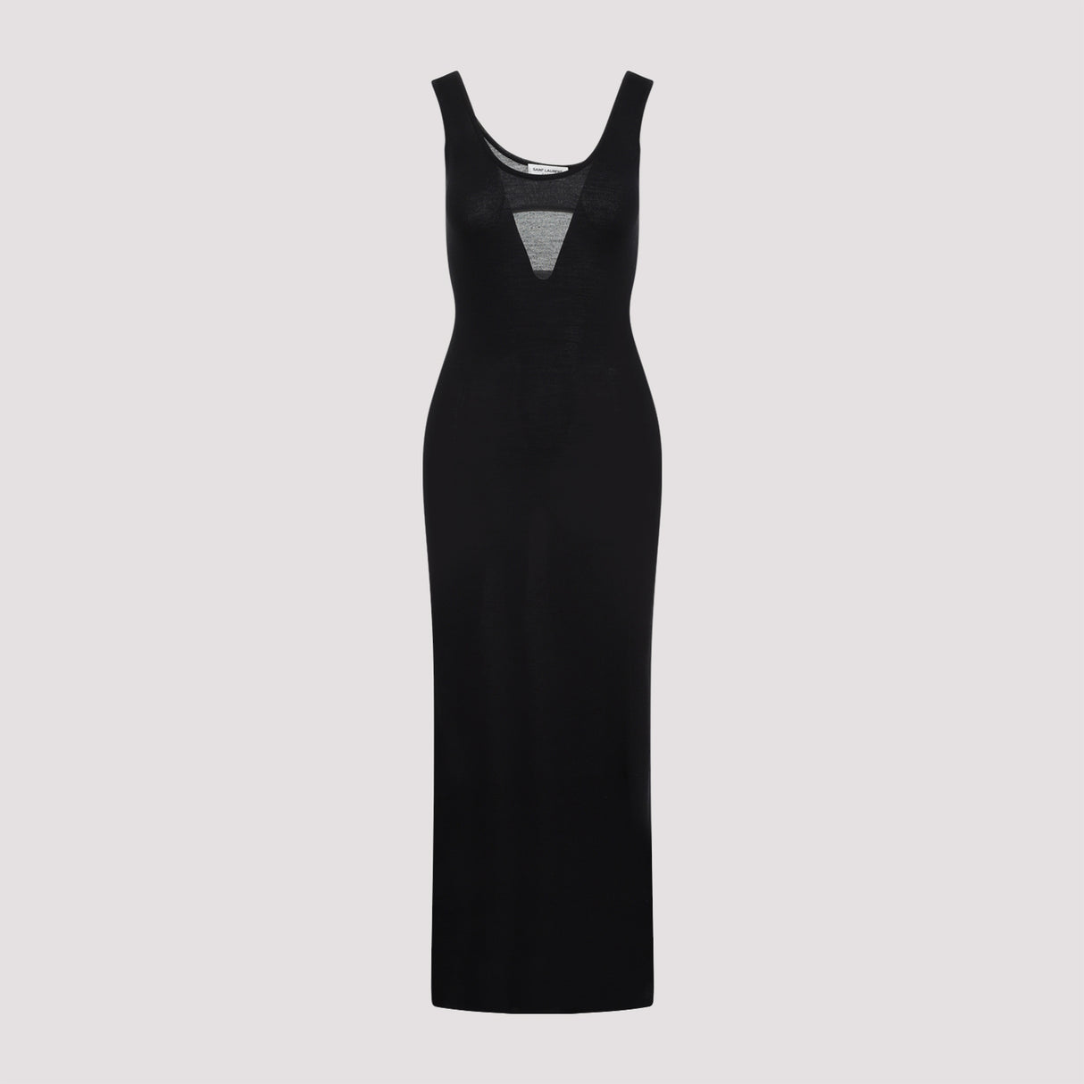 SAINT LAURENT Wool Midi Tank Dress