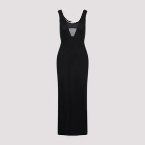 SAINT LAURENT Wool Midi Tank Dress