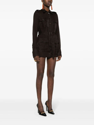 SAINT LAURENT PARIS Men's Silk Mini Dress Suit