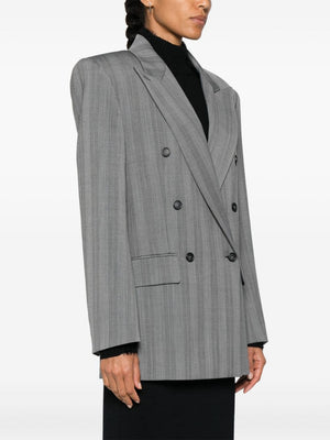 MAX MARA SPORTMAX WOOL DOUBLE-BREASTED JACKET