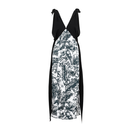 BOTTEGA VENETA Silk Printed Long Dress