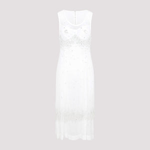 BOTTEGA VENETA Elegant Crystal-Embellished Cocktail Dress