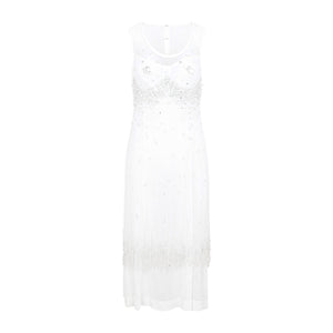 BOTTEGA VENETA Elegant Crystal-Embellished Cocktail Dress