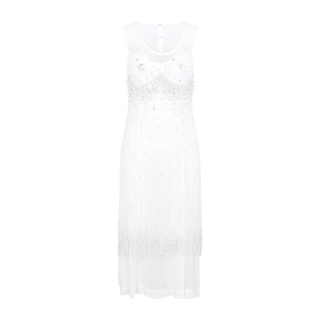 BOTTEGA VENETA Elegant Crystal-Embellished Cocktail Dress