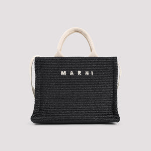 MARNI Raffia East-West Tote Handbag - 32cm x 24cm x 14cm