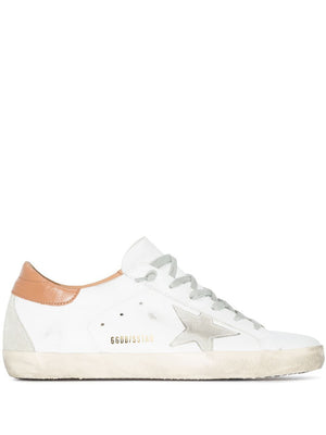 GOLDEN GOOSE Classic Suede-Accent Leather Sneakers for Men