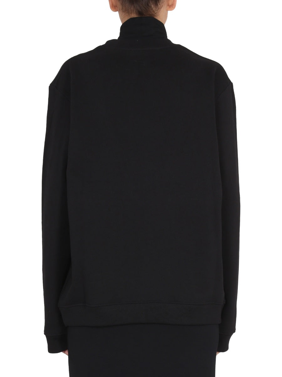 RAF SIMONS Classic Crewneck Sweatshirt with Bold Print