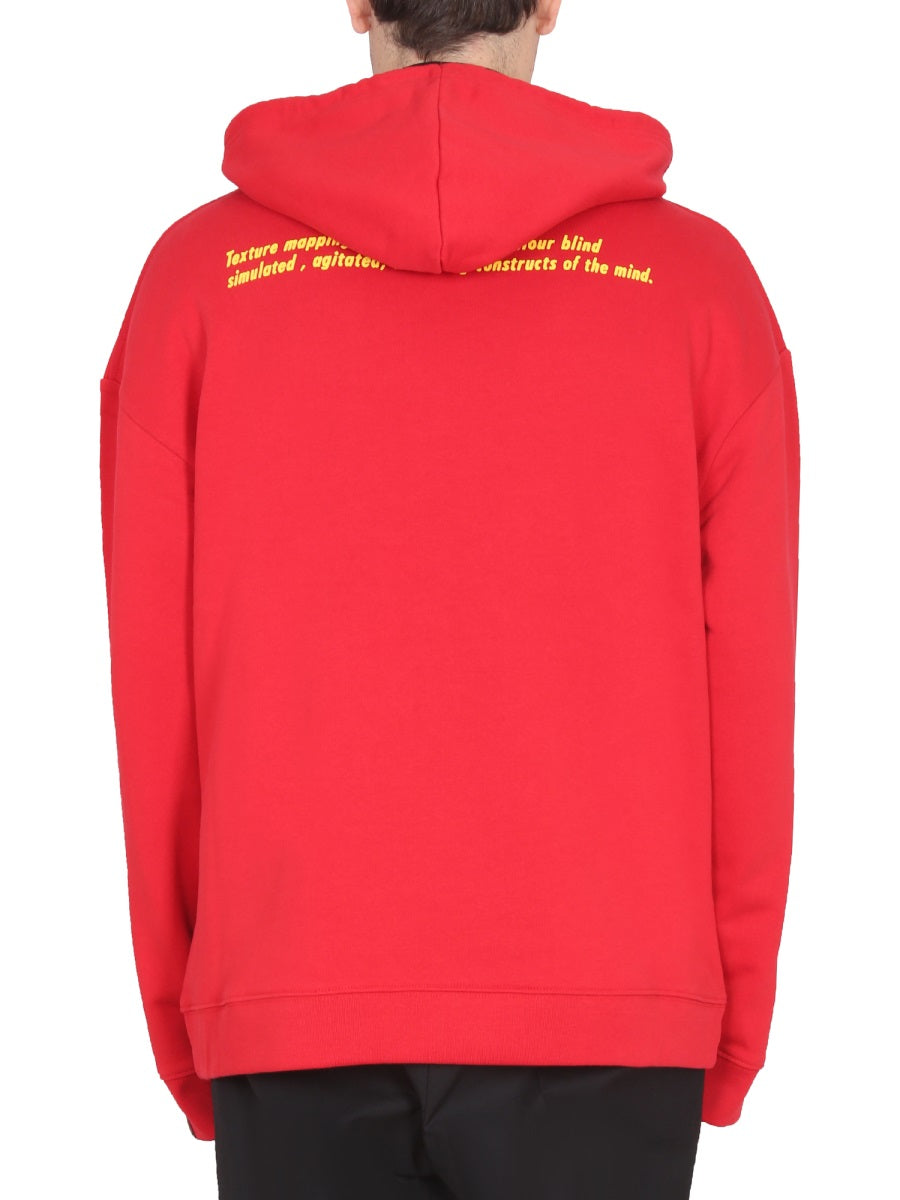 RAF SIMONS Logo Hooded Sweatshirt for Men - FW22