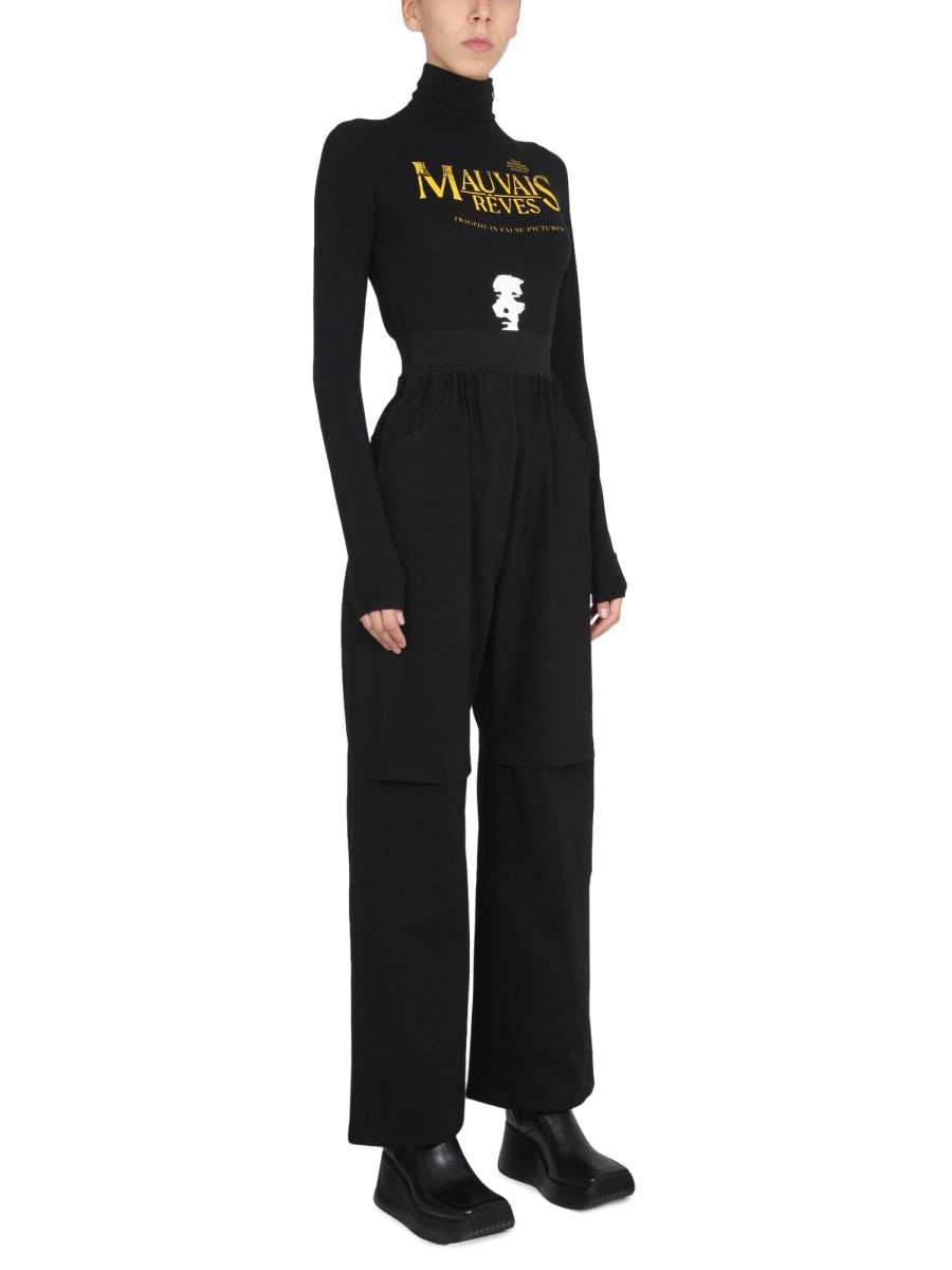 RAF SIMONS High Waist Mini Pants for Women