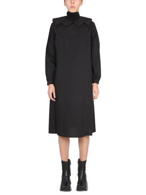 RAF SIMONS Relaxed Fit Mini Shirt Dress with Claudine Collar