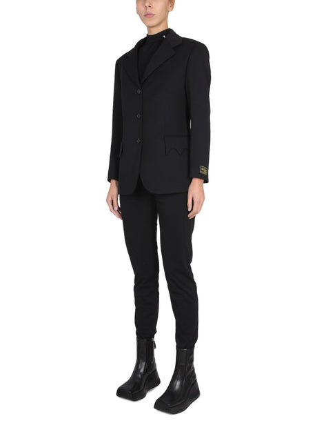 RAF SIMONS Single-Breasted Women's Jacket with Notched Lapels