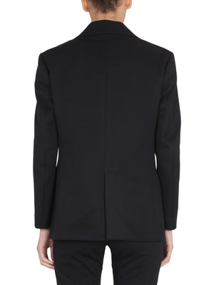 RAF SIMONS Single-Breasted Women's Jacket with Notched Lapels