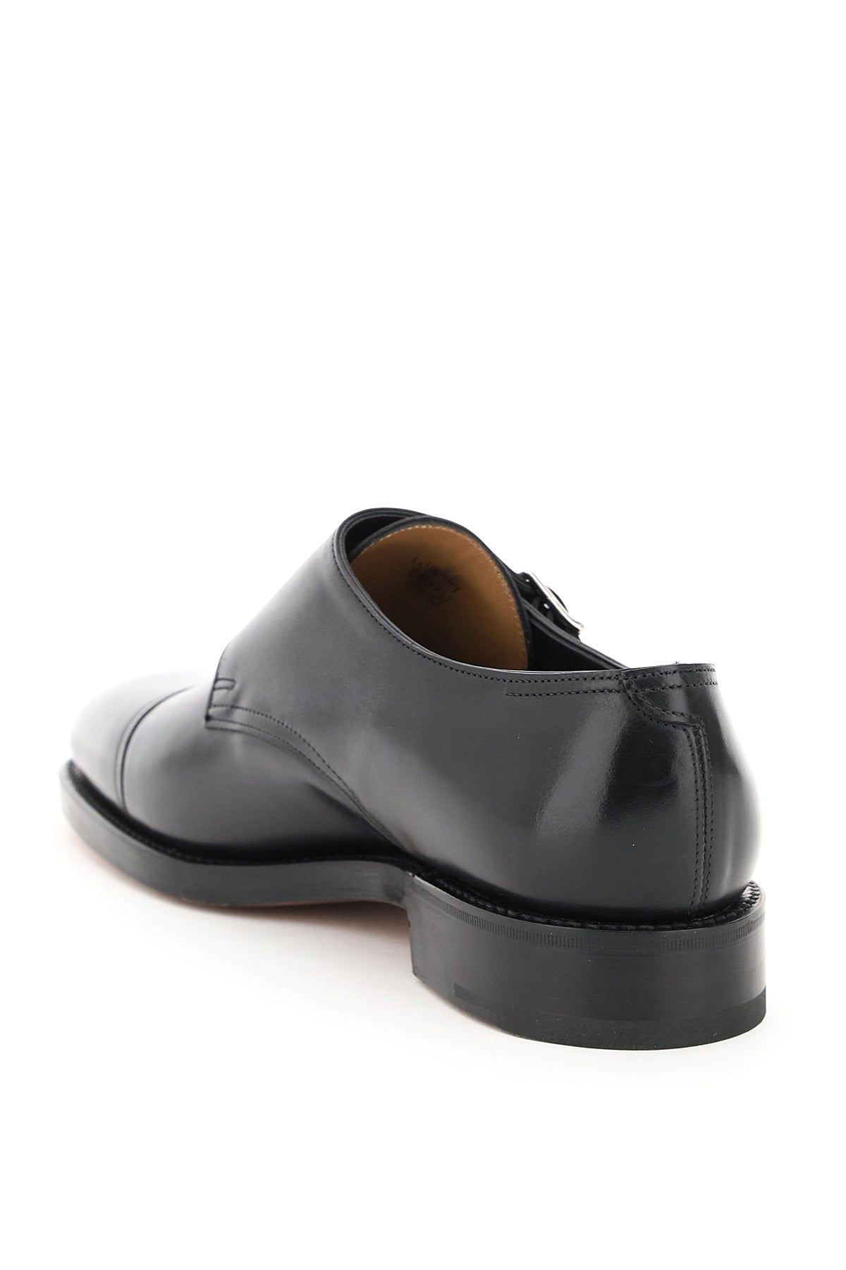 JOHN LOBB メンズ向けオリジナルブラックレザーモカシン