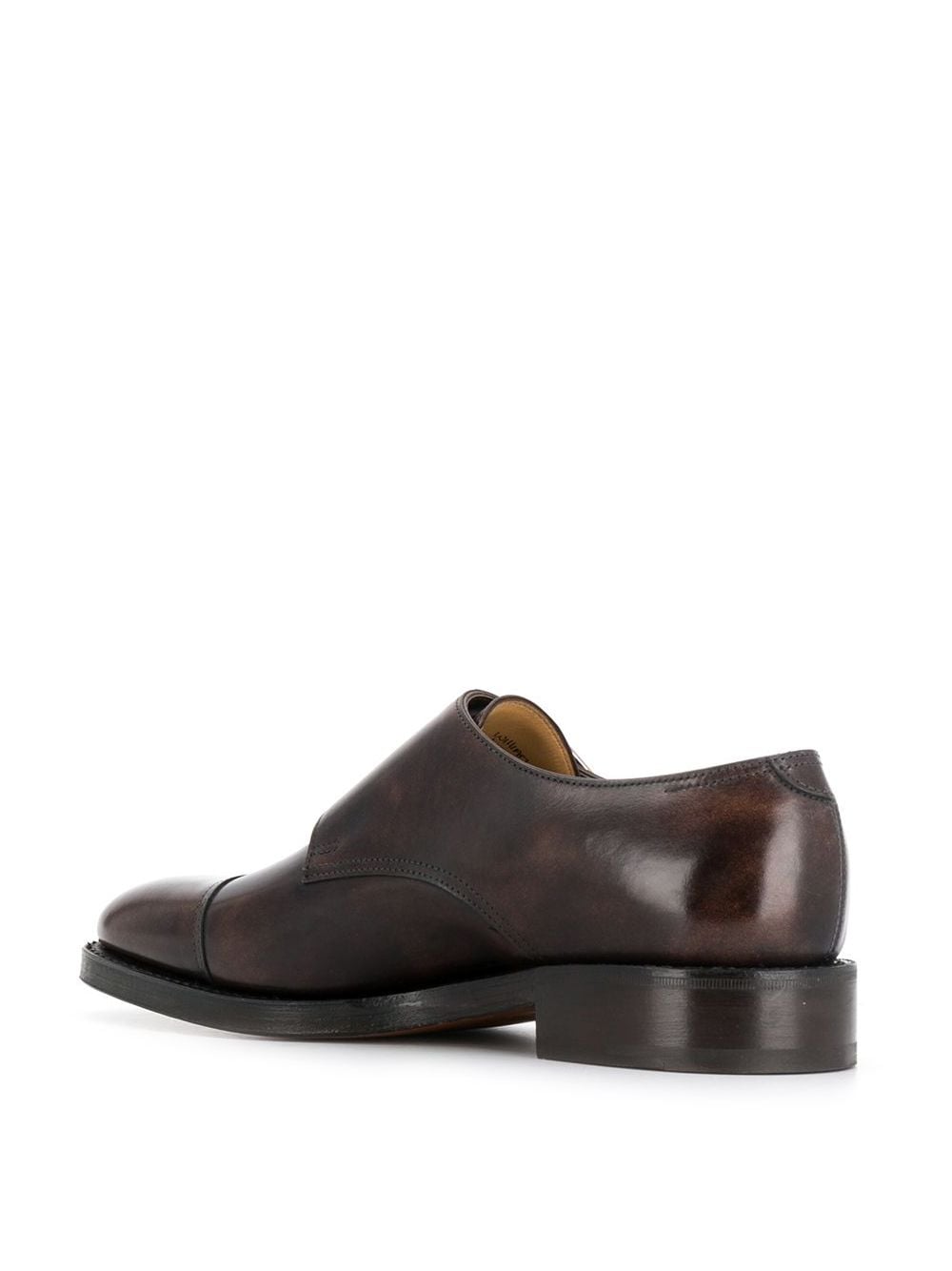 JOHN LOBB Leather Buckle Monk Shoes