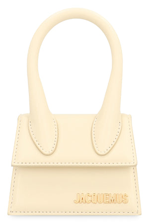 JACQUEMUS Mini Leather Handbag with Adjustable Strap