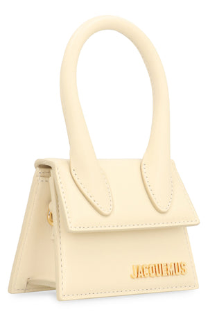 JACQUEMUS Mini Leather Handbag with Adjustable Strap