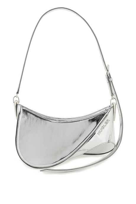 MUGLER Mini Metallic Shoulder Handbag