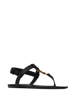 SAINT LAURENT PARIS Elegant Women's Leather Sandals