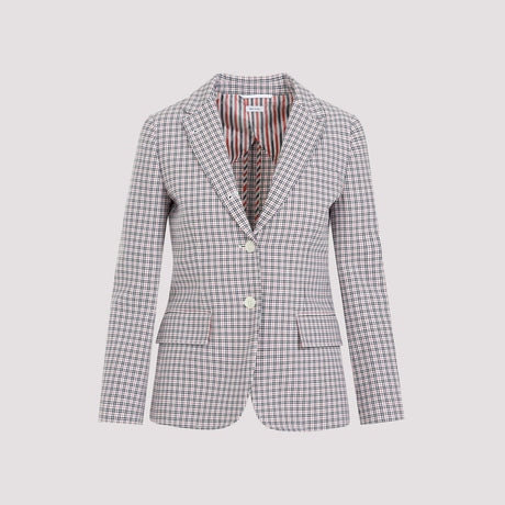 THOM BROWNE Mini Check Cotton Jacket