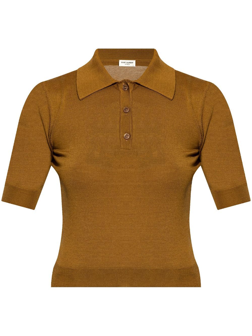 SAINT LAURENT PARIS Elegant Short-Sleeved Polo for Men