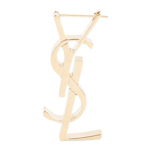 SAINT LAURENT Chunky Monogramme Earrings