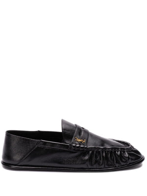 SAINT LAURENT PARIS Women’s Leather Penny Loafers