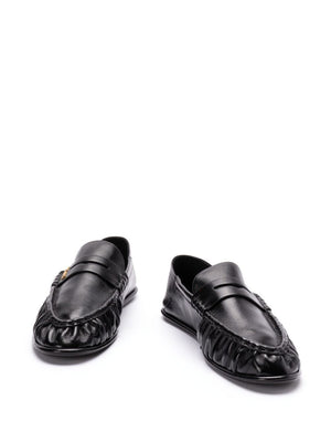 SAINT LAURENT PARIS Women’s Leather Penny Loafers