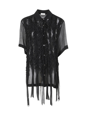 DRIES VAN NOTEN Vinyl W Shirt - Women’s Mini Style