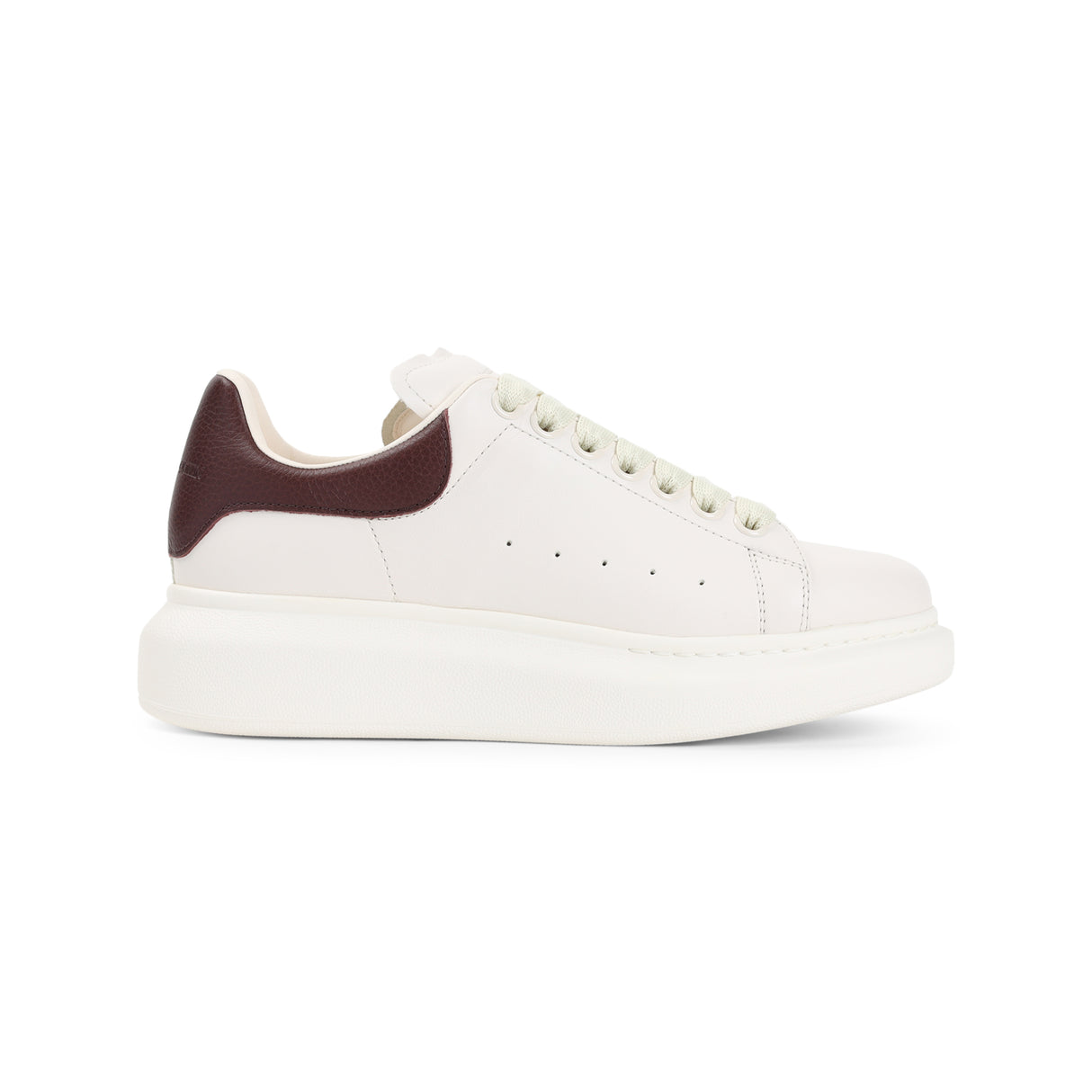 ALEXANDER MCQUEEN Premium Leather Sneakers - SS25 Collection