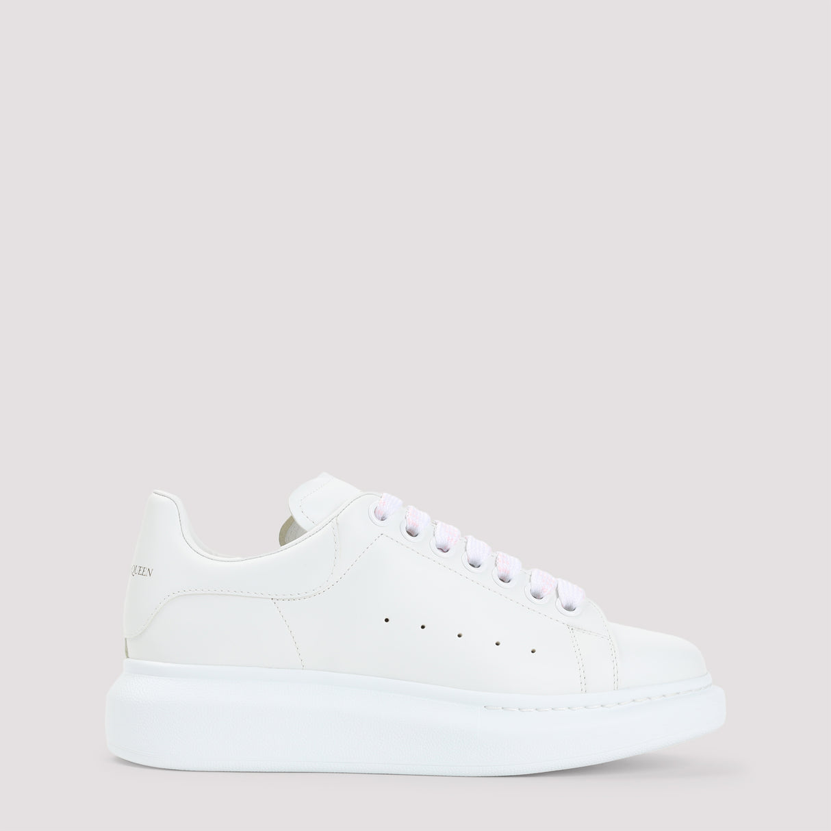 ALEXANDER MCQUEEN Premium Leather Sneakers - SS25 Collection