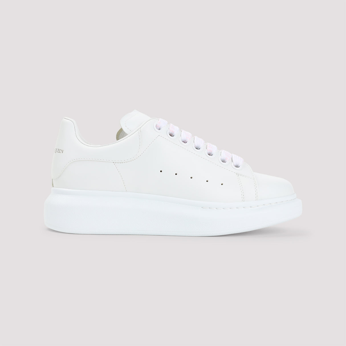 ALEXANDER MCQUEEN Premium Leather Sneakers - SS25 Collection